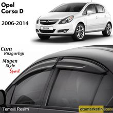 Opel Corsa D 2006-2014 Mügen Cam Rüzgarlığı