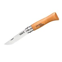 Opinel Kayın Saplı Karbon Kahverengi Çelik Çakı