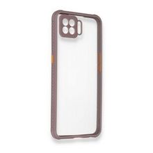 Oppo A73 Miami Şeffaf Silikon Açık Mor Kılıf