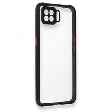 Oppo A73 Miami Şeffaf Silikon Siyah Kılıf