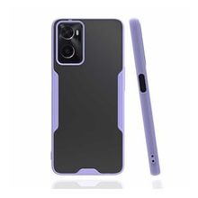 Oppo A96 Platin Silikon Lila Kılıf