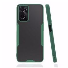 Oppo A96 Platin Silikon Yeşil Kılıf