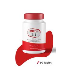 Optivita Vitamin B12 1000 mcg Metilkobalamin İçeren 60 Dilaltı Tablet