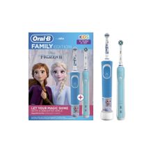 Oral-B D700 Mavi + D100 Frozen Şarj Edilebilir Diş Fırçası Aile Paket