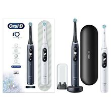 Oral-B iO-7 Siyah Beyaz 2'li Set Şarjlı Diş Fırçası