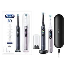 Oral-B İO 9 Siyah-Pembe 2'li Şarj Edilebilir Diş Fırçası