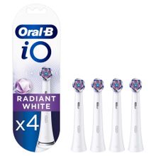 Oral-B iO Radiant White 4 Adet Şarjlı Diş Fırçası Yedek Başlık