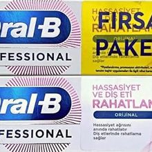 Oral-B Professional 2x75 ml Orijinal Hassasiyet ve Diş Eti Rahatlama Diş Macunu