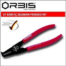 Orbis 57-400 225 mm 90 Derece Eğri İç Segman Pensesi