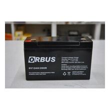 Orbus 6 V 12 Ah Terazi-El Feneri-Şarjlı Araba 6 Ay Garantili Akü