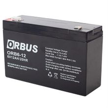 Orbus ORB6-12 6V 12 AH 150x50x94 MM Akü