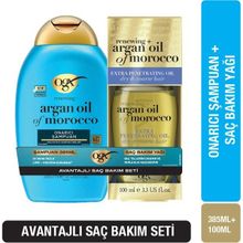 Organix Argan Oil Of Morocco 385 ml Şampuan ve 100 ml Argan Saç Bakım Yağı Set