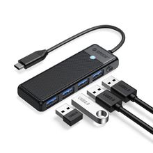 Orico 4 Portlu Type-C To USB 3.0 Yüksek Hızlı 5 Gbps Siyah Çoklayıcı Hub