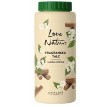 Oriflame Love Nature Sandal Caress 100 ml Vücut Pudrası