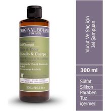 Original Botanic 300 ml Vucut Saç İçin Vegan Jel Erkek Şampuan