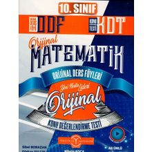 Orijinal Yayınları 10. Sınıf Matematik Orjinal Ders Foyu ve Konu Değerlendirme Testi Seti