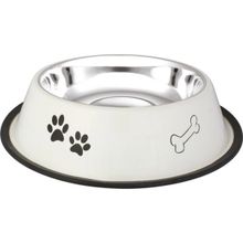 Oripet Pati Kemik Desenli 24 Oz Çelik Kedi Ve Köpek Mama Kabı