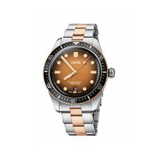 Oris 01 733 7707 4356-07 8 20 17 Divers Sixty Five Gri Bronz Çelik Erkek Kol Saati
