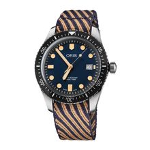 Oris 01 733 7720 4035-07 5 21 13 Divers Sixty Five Mavi Erkek Kol Saati