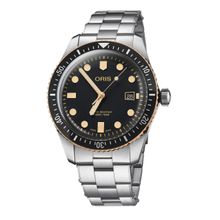 Oris 01 733 7720 4354-07 8 21 18 Divers Sixty Five Gri Çelik Erkek Kol Saati