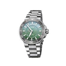 Oris 01 743 7734 4197-SET Aquis Dat Watt Limited Edition Gri Çelik Erkek Kol Saati