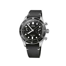 Oris 01 771 7791 4054-07 6 20 01 Divers Sixty Five Siyah Deri Erkek Kol Saati