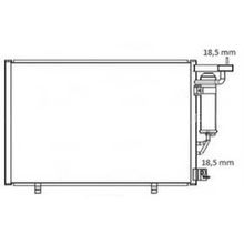 Oris Cfr011000 Ford Transit Courier 1.5Tdci Klima Kondanser