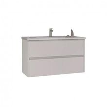 Orka Side 85 cm Mdf Cekmeceli Beyaz Banyo Dolabı Alt Modul Lavabo