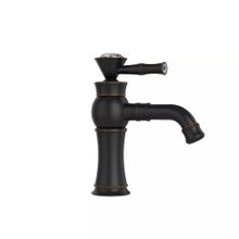 Orka TP1482B Siyah Antik Topkapı Lavabo Bataryası