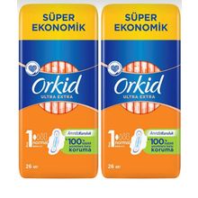 Orkid 2 x 26'lı Ultra Extra Hijyenik Ped