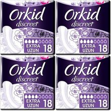 Orkid Extra Uzun 18x4 72 Adet Günlük Mesane Pedi