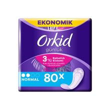 Orkid Günlük Normal Dev Ekonomi Paketi 80 Ped