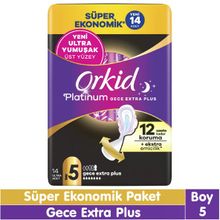 Orkid Platinum Gece Ekstra Plus 14 Adet Ped