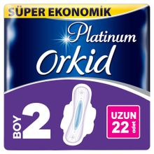 Orkid Platinum Uzun Süper Ekonomik Paket 22 Hijyenik Ped
