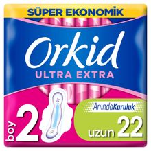 Orkid Ultra Extra Süper Eko Uzun 22'li Hijyenik Ped