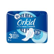 Orkid Ultra Hijyenik Tekli Paket Gece 7 Ped