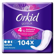 Orkid Uzun Extra Koruma 104'lü Dev Ekonomi Günlük Ped