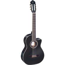 Ortega RCE141BK Siyah Elektro Klasik Gitar