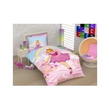 Örtüm Pink Girl Tek Kişilik Pembe Ranforce Uyku Seti