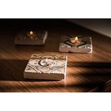 Oscar Stone Decor ML-054 Doğal Taş Mumluk