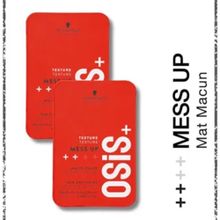 Osis 2x100 ml Mess Up Mat Şekillendirici Macun Orta Tutuş Mat Görünüm Kolay Şekil Esnek Wax