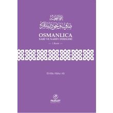 Osmanlıca Sarf ve Nahiv Dersleri 3. Kısım - El-Hac Hafız Ali