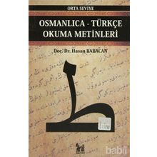 OSMANLICA-TÜRKÇE OKUMA METINLERI - ORTA SEVIYE-8 - HASAN BABACAN