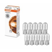 Osram 2825 W5W T10 Dipsiz 12V 5W 10 Adet Far Ampülü