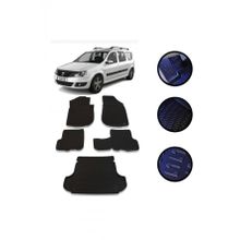 OtoLine Dacia Logan Mcv 2005-2014 Arasi 4D Havuzlu Oto Paspas Bagaj Set