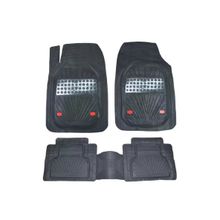 OtoLine Honda Civic 1996 2000 HB Krom Gümüş 4D Ekstra Kanallı Havuzlu Paspas Seti