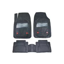 OtoLine Honda Civic 1996 2000 HB Krom Gümüş 4D Ekstra Kanallı Havuzlu Paspas Seti