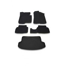 OtoLine Hyundai Ix35 2010-2016 Arasi Uyumlu 4D Havuzlu Oto Paspas Ve Bagaj Set