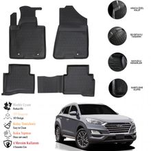OtoLine Hyundai Tucson 2015-2021 3D Havuzlu Paspas
