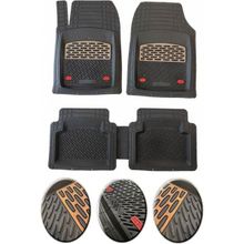 OtoLine Jeep Compass 2006-2016 Krom Meşe 4D Ekstra Kanallı Havuzlu Paspas Seti
